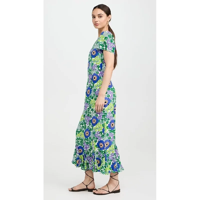 Rhode Women's Lulani Dress, Wisteria Aura Blossom