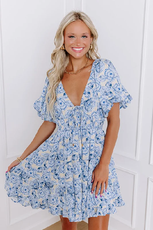 Graceful Garden Mini Dress