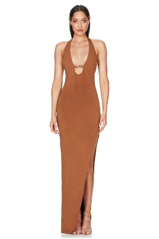 ALYSSA CHAIN MAXI DRESS