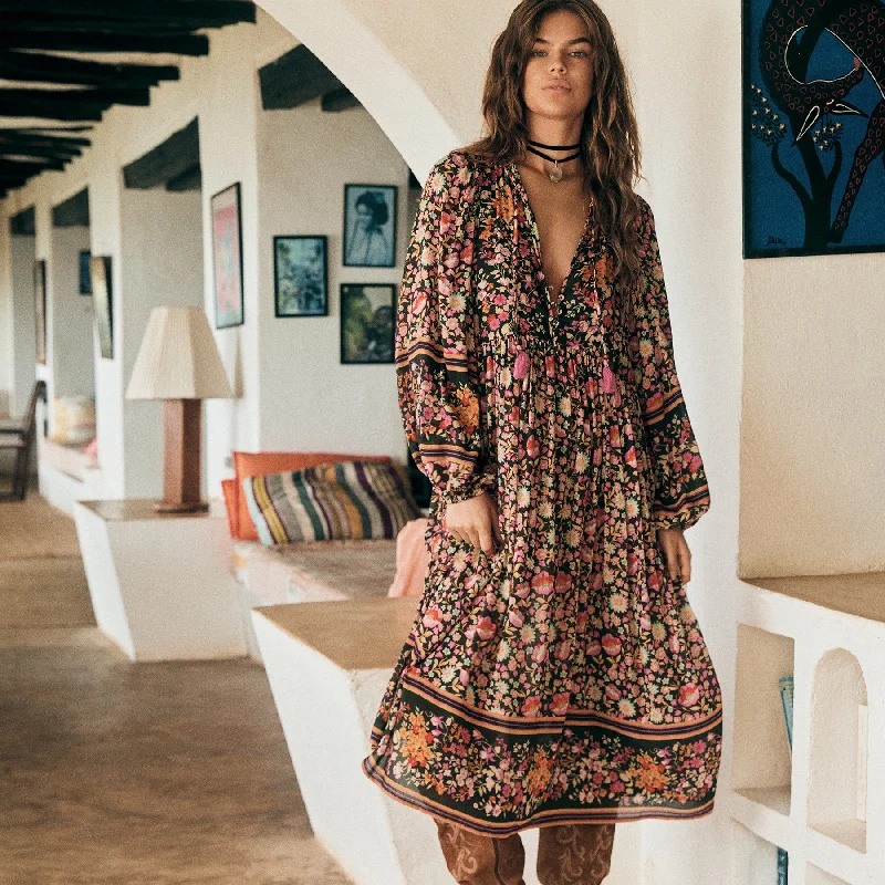 Impala Lily Boho Midi Dress